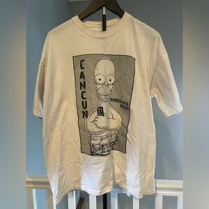 Vintage Homer Simpson White Tee